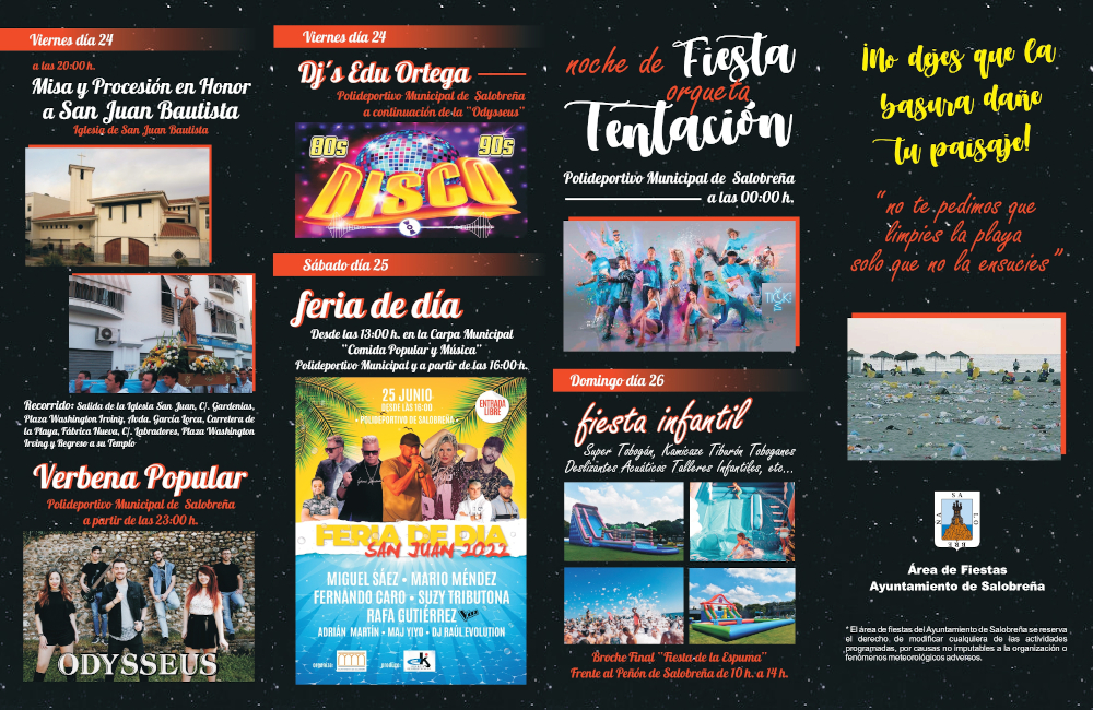 Las fiestas en honor a San Juan se celebran en Salobrea del 23 al 26 de junio